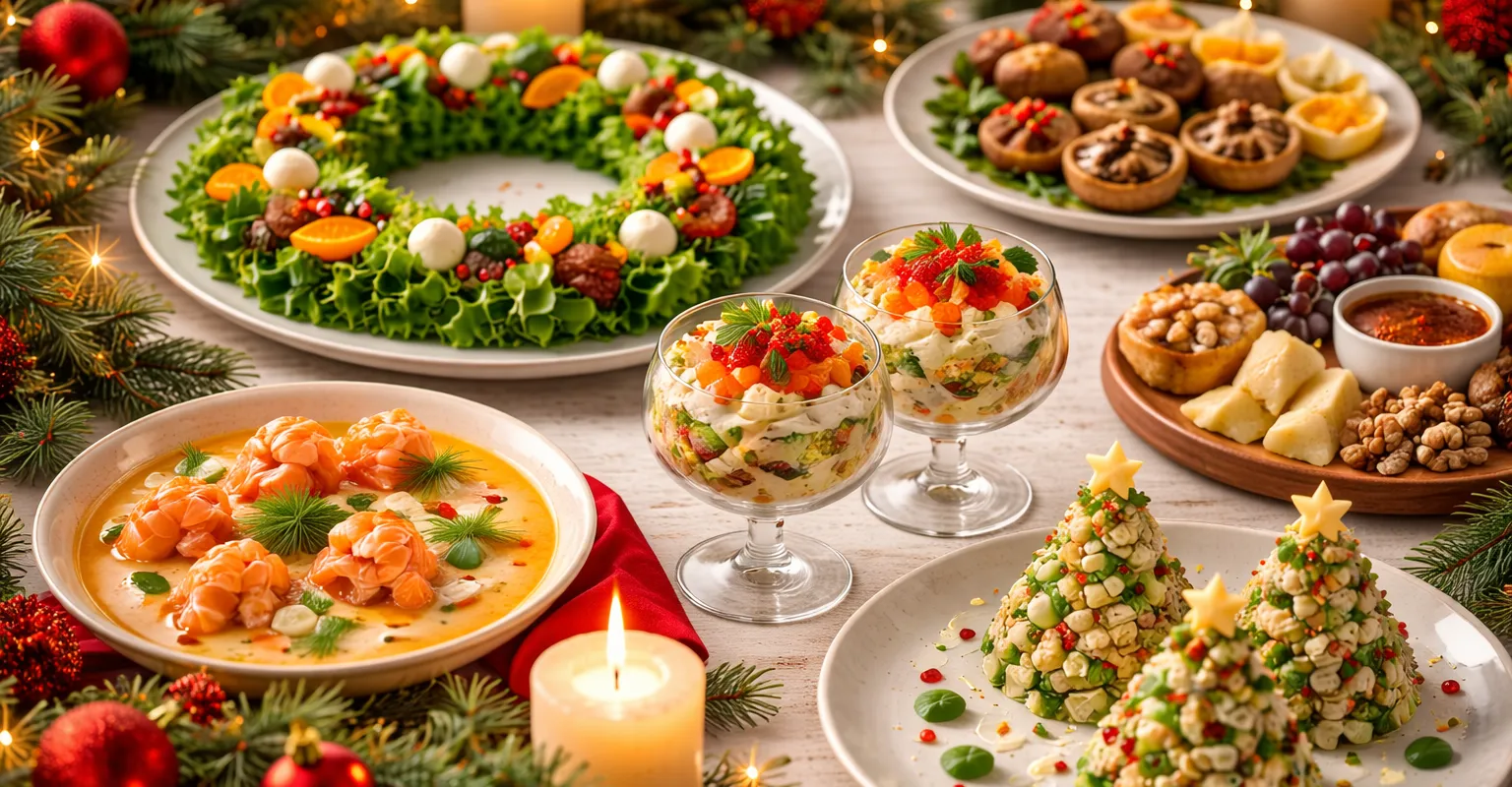 Как креативно оформить новогодний стол: рецепты салатов, чтобы удивить гостей